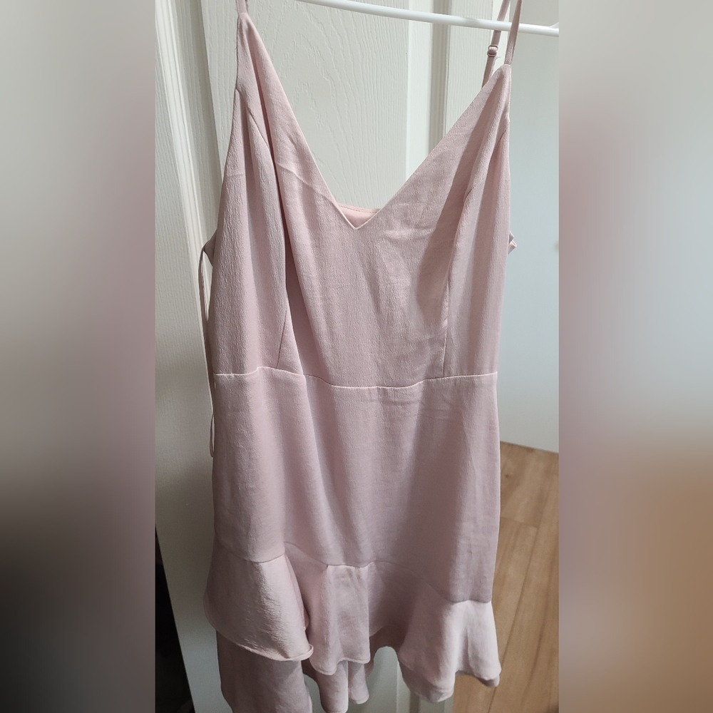 Ruffle Wrap Front Skort Romper